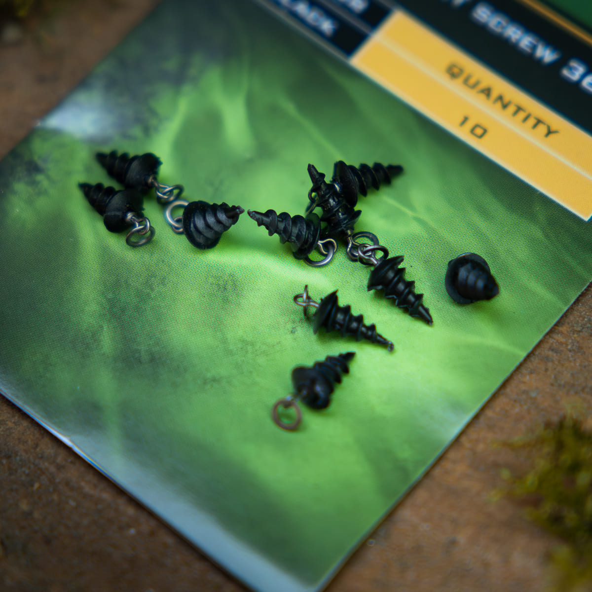 Ring Bait Screw 360 Black (10pcs)