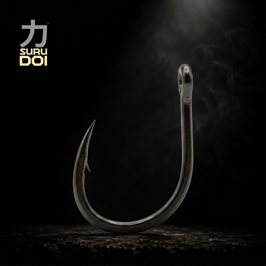 SURUDOI Wide Circle micro barbed carp hook